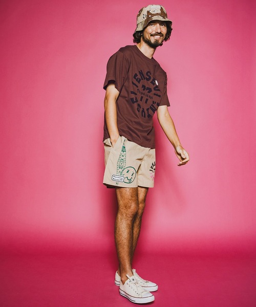seventy seven(セブンティセブン)の「mt10172-middle onz S-S fine t-shirt (old days L) Tシャツ(7726S150)(Tシャツ/カットソー・メンズ・ブラウン/ホワイト/ブラック・XL/L/M/S)」の19枚目の写真