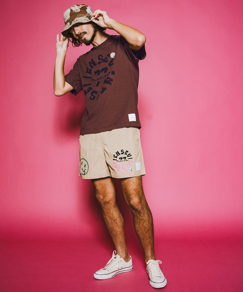 seventy seven(セブンティセブン)の「mt10172-middle onz S-S fine t-shirt (old days L) Tシャツ(7726S150)(Tシャツ/カットソー・メンズ・ブラウン/ホワイト/ブラック・XL/L/M/S)」の20枚目の写真