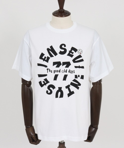 seventy seven(セブンティセブン)の「mt10172-middle onz S-S fine t-shirt (old days L) Tシャツ(7726S150)(Tシャツ/カットソー・メンズ・ブラウン/ホワイト/ブラック・XL/L/M/S)」の22枚目の写真