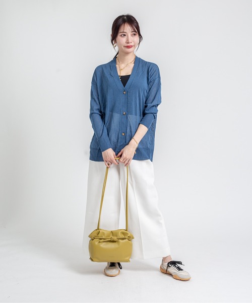 ADD CULUMN(アドカラム)の「【ADD CULUMN/アドカラム】巾着 ショルダーバッグ MORPH LONG SHLD(ショルダーバッグ・レディース・ブラウン/ライトイエロー/ブラック/アイボリー・FREE)」の14枚目の写真