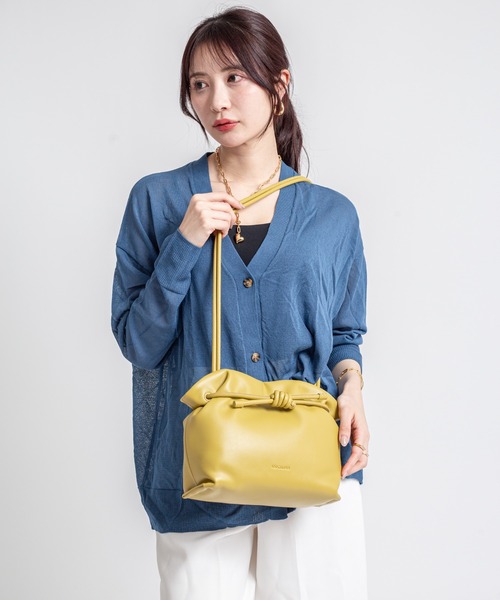 ADD CULUMN(アドカラム)の「【ADD CULUMN/アドカラム】巾着 ショルダーバッグ MORPH LONG SHLD(ショルダーバッグ・レディース・ブラウン/ライトイエロー/ブラック/アイボリー・FREE)」の10枚目の写真
