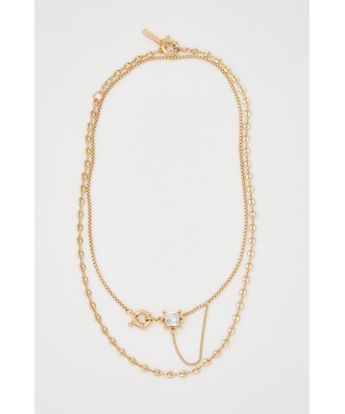 MOUSSY(マウジー)の「【26年SS新作】COMBI CHAIN ネックレス(ネックレス・レディース・ゴールド/シルバー・FREE)」の3枚目の写真