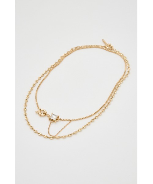 MOUSSY(マウジー)の「【26年SS新作】COMBI CHAIN ネックレス(ネックレス・レディース・ゴールド/シルバー・FREE)」の4枚目の写真