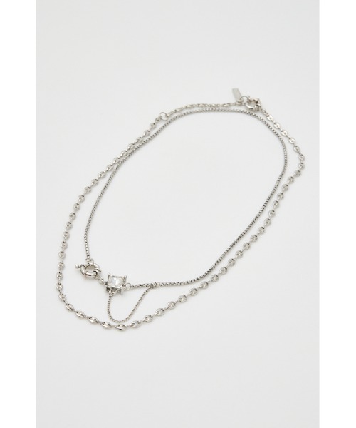 MOUSSY(マウジー)の「【26年SS新作】COMBI CHAIN ネックレス(ネックレス・レディース・ゴールド/シルバー・FREE)」の10枚目の写真