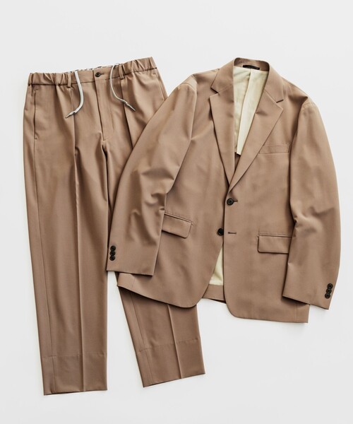 green label relaxing（グリーンレーベルリラクシング）の「A+ PERTEX UNLIMITED リラックス 1プリーツ セットアップ パンツ スラックス -ウォッシャブル・ストレッチ・撥水-（スラックス・メンズ・ブラック/ベージュ・S/XL/M/L）」の5枚目の写真