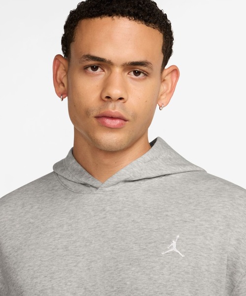JORDAN BRAND（ジョーダンブランド）の「ジョーダン  ジョーダン BRKLN LB フリースプルオーバーL/Sフーディ（パーカー・メンズ・グレー・SS/S/M/L/XL/2XL/3XL）」の3枚目の写真