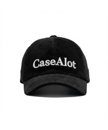 CASE A LOT（ケースアロット）の「Corduroy ball cap - black（キャップ）」