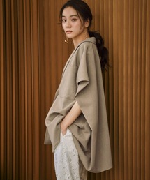 ELFRANK（エルフランク）の「【2026SS】ポンチョフォルム オーバーサイズ ジレ ベスト ケープジャケット《着用動画あり》（テーラードジャケット）」