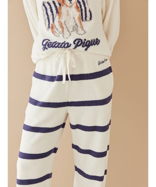 ONLINE限定】【UNISEX】エアリーモコプレイフルDOGジャガードプル