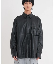 Tamme（タム）の「Tamme LEATHER PCS SHIRT (26S0335)（シャツ/ブラウス）」