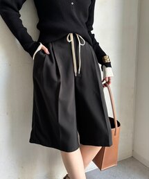 バミューダ」に該当するパンツ（ブラック/黒色系）ファッション通販