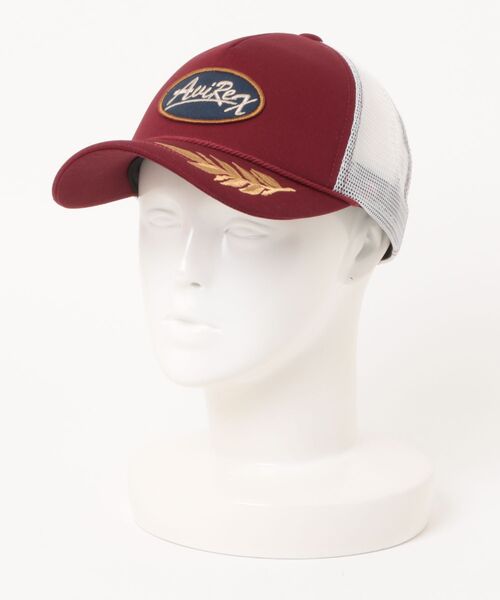 セール】【AVIREX】AX EX AARC OVAL WAPPEN MESH CAP / ワッペン