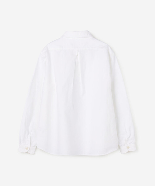 DANTON（ダントン）の「DANTON | オックスフォード 丸襟プルオーバーシャツ SOLID WOMEN（シャツ/ブラウス・レディース・ホワイト・38/36/34）」の3枚目の写真