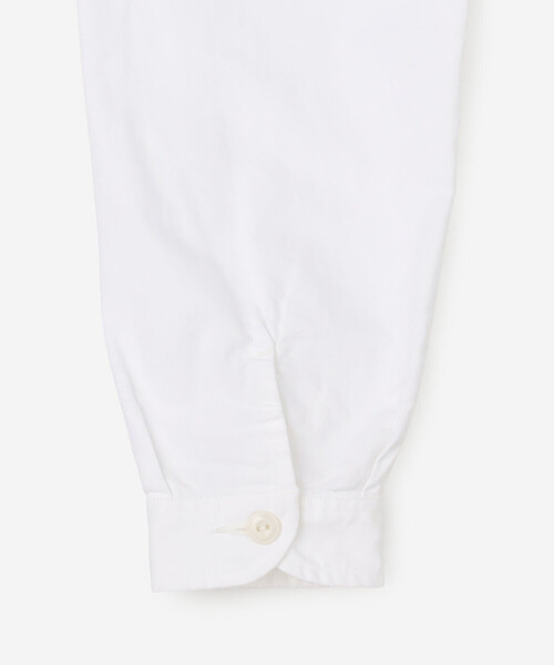 DANTON（ダントン）の「DANTON | オックスフォード 丸襟プルオーバーシャツ SOLID WOMEN（シャツ/ブラウス・レディース・ホワイト・38/36/34）」の5枚目の写真