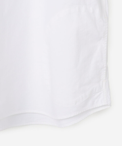 DANTON（ダントン）の「DANTON | オックスフォード 丸襟プルオーバーシャツ SOLID WOMEN（シャツ/ブラウス・レディース・ホワイト・38/36/34）」の6枚目の写真