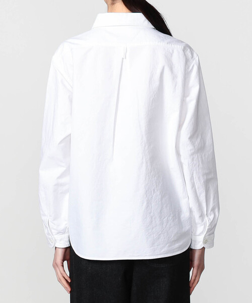 DANTON（ダントン）の「DANTON | オックスフォード 丸襟プルオーバーシャツ SOLID WOMEN（シャツ/ブラウス・レディース・ホワイト・38/36/34）」の10枚目の写真