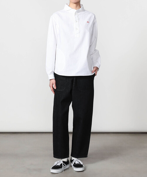 DANTON（ダントン）の「DANTON | オックスフォード 丸襟プルオーバーシャツ SOLID WOMEN（シャツ/ブラウス・レディース・ホワイト・38/36/34）」の12枚目の写真