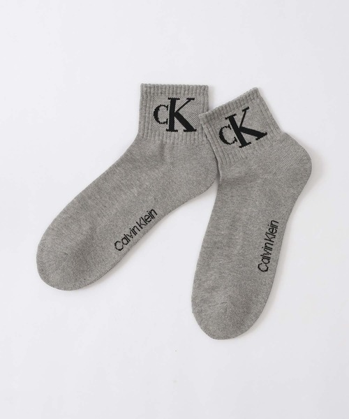 Calvin Klein(カルバン・クライン)の「【3足セット】Calvin Klein メンズ レディース 抗菌防臭 足底パイル ビッグロゴ ショートソックス 92572506(ソックス/靴下・レディース・ブラック/その他1・L/M/S)」の5枚目の写真