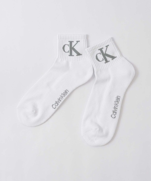Calvin Klein(カルバン・クライン)の「【3足セット】Calvin Klein メンズ レディース 抗菌防臭 足底パイル ビッグロゴ ショートソックス 92572506(ソックス/靴下・レディース・ブラック/その他1・L/M/S)」の6枚目の写真