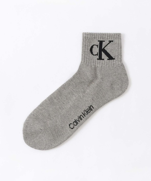 Calvin Klein(カルバン・クライン)の「【3足セット】Calvin Klein メンズ レディース 抗菌防臭 足底パイル ビッグロゴ ショートソックス 92572506(ソックス/靴下・レディース・ブラック/その他1・L/M/S)」の7枚目の写真