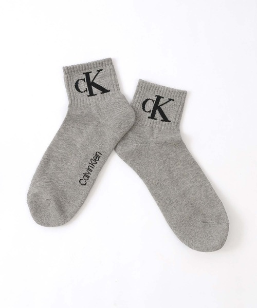 Calvin Klein(カルバン・クライン)の「【3足セット】Calvin Klein メンズ レディース 抗菌防臭 足底パイル ビッグロゴ ショートソックス 92572506(ソックス/靴下・レディース・ブラック/その他1・L/M/S)」の14枚目の写真