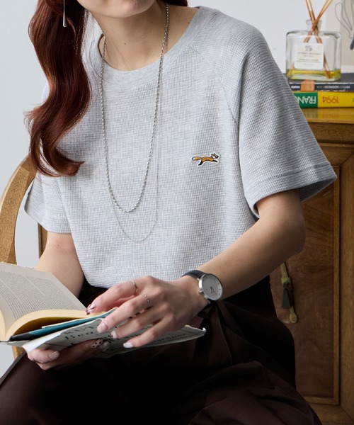 PENNEYS/ペニーズ 別注 THE FOX ワンポイント刺繍 ラグランスリーブ