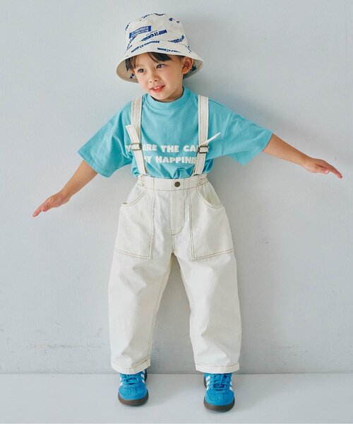 p.premier（ピードットプルミエ）の「総柄ハット（ハット・キッズ・ブルー/レッド/グリーン/キャメル・56/54/52/50）」の5枚目の写真