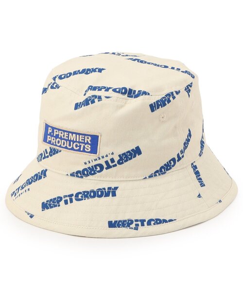 p.premier（ピードットプルミエ）の「総柄ハット（ハット・キッズ・ブルー/レッド/グリーン/キャメル・56/54/52/50）」の15枚目の写真