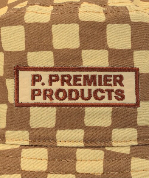 p.premier（ピードットプルミエ）の「総柄ハット（ハット・キッズ・ブルー/レッド/グリーン/キャメル・56/54/52/50）」の16枚目の写真