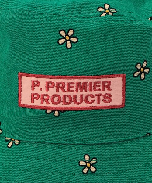 p.premier（ピードットプルミエ）の「総柄ハット（ハット・キッズ・ブルー/レッド/グリーン/キャメル・56/54/52/50）」の18枚目の写真