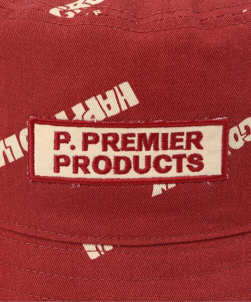 p.premier（ピードットプルミエ）の「総柄ハット（ハット・キッズ・ブルー/レッド/グリーン/キャメル・56/54/52/50）」の20枚目の写真