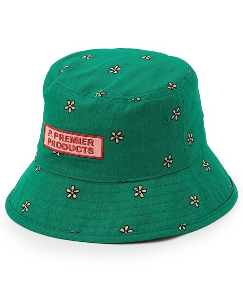 p.premier（ピードットプルミエ）の「総柄ハット（ハット・キッズ・ブルー/レッド/グリーン/キャメル・56/54/52/50）」の22枚目の写真