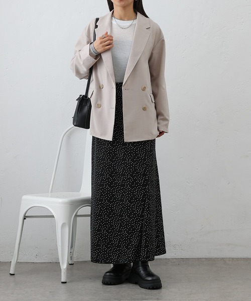 COLONY 2139（コロニートゥーワンスリーナイン）の「ランダムドットロングスカート（スカート・レディース・ブラック・FREE）」の6枚目の写真