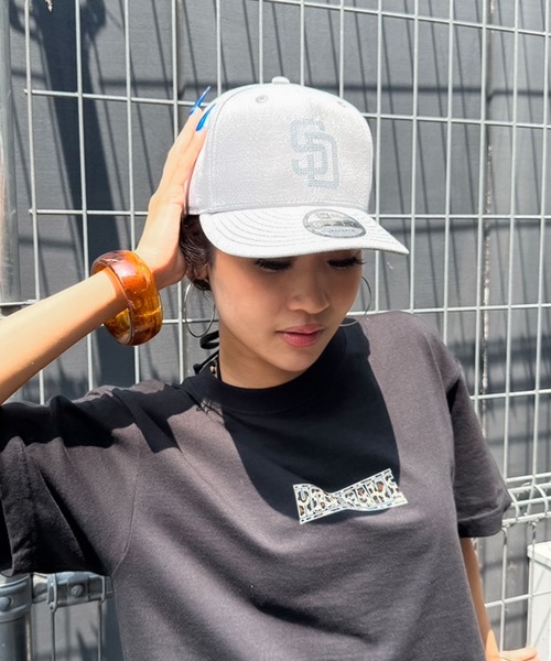 セール】ニューエラ【NEW ERA】別注 - ラインストーンロゴ キャップ