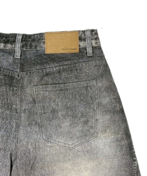 Never mind the XU（ネバーマインドザエックスユー）の「【Never mind the XU】3D print curve denim pants / 【ネバーマインド ザ エックスユー】3Dプリントカーブデニムパンツ（デニムパンツ・メンズ・ブラック・L）」の15枚目の写真