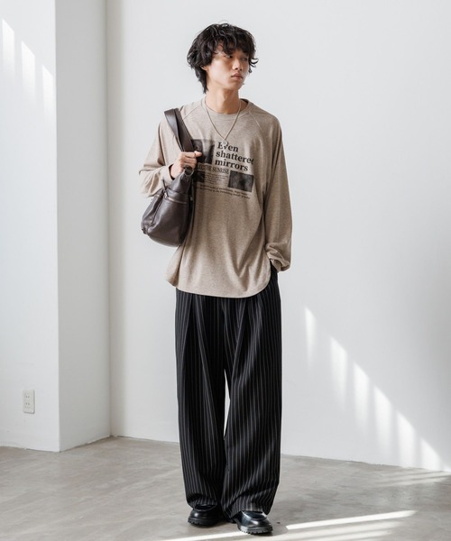 PBLIM(ページボーイリム)の「《UNISEX》シアーフォトリブトップス(Tシャツ/カットソー・レディース・グレー/ベージュ・FREE)」の17枚目の写真