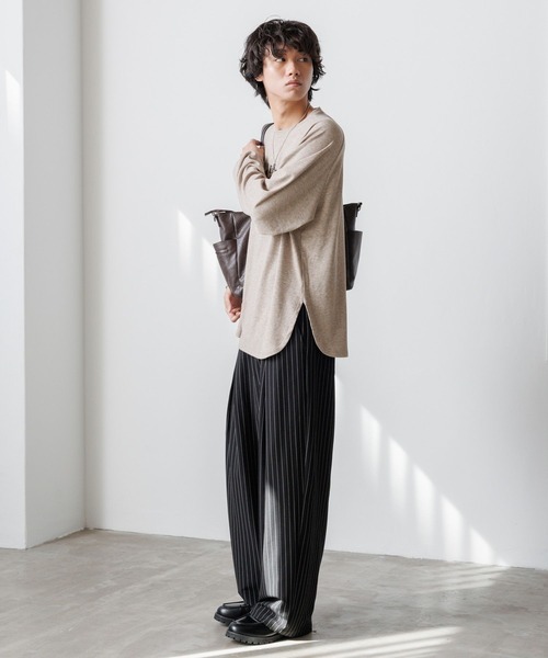 PBLIM(ページボーイリム)の「《UNISEX》シアーフォトリブトップス(Tシャツ/カットソー・レディース・グレー/ベージュ・FREE)」の18枚目の写真