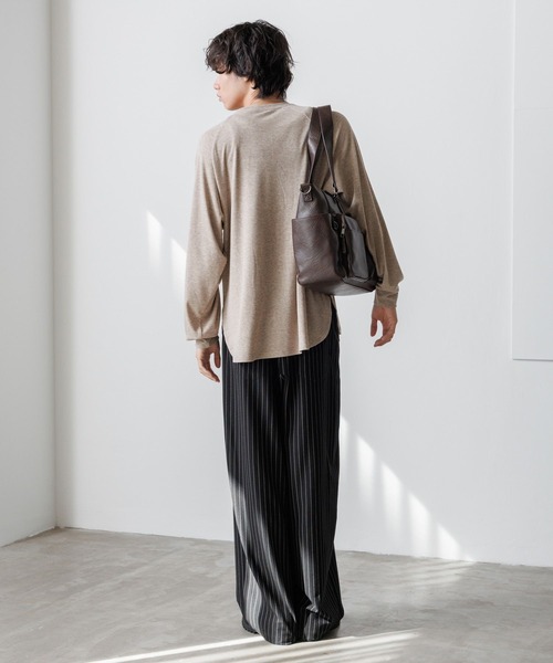 PBLIM(ページボーイリム)の「《UNISEX》シアーフォトリブトップス(Tシャツ/カットソー・レディース・グレー/ベージュ・FREE)」の19枚目の写真