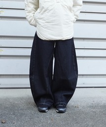 Jayne K（ジェーンケー）の「【Jayne K/ジェーン ケー】ボタンフライデニムカーブパンツ（デニムパンツ）」