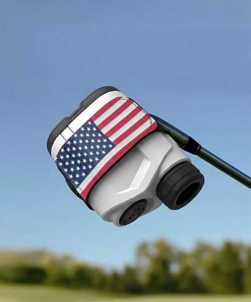 COMON GOLF（コモンゴルフ）の「星条旗デザイン 強力ネオジム磁石 ゴルフ距離計ストラップ（ゴルフグッズ・メンズ・ブラック・FREE）」の4枚目の写真