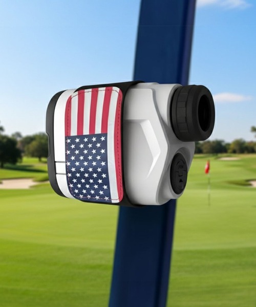 COMON GOLF（コモンゴルフ）の「星条旗デザイン 強力ネオジム磁石 ゴルフ距離計ストラップ（ゴルフグッズ・メンズ・ブラック・FREE）」の5枚目の写真