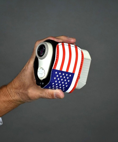 COMON GOLF（コモンゴルフ）の「星条旗デザイン 強力ネオジム磁石 ゴルフ距離計ストラップ（ゴルフグッズ・メンズ・ブラック・FREE）」の3枚目の写真