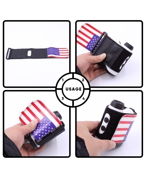 COMON GOLF（コモンゴルフ）の「星条旗デザイン 強力ネオジム磁石 ゴルフ距離計ストラップ（ゴルフグッズ・メンズ・ブラック・FREE）」の8枚目の写真