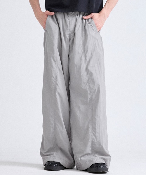 Parts Lab.(パーツラボ)の「【Parts Lab.】Basic Water Repellent Nylon Pants/ 撥水ナイロンベーシックパンツ(その他パンツ・メンズ・ブラック/グレー・S/L/M)」の3枚目の写真