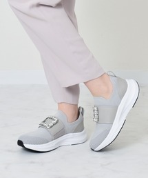 【Bridget Birkin】ビジューバックルニットスニーカー(565013)