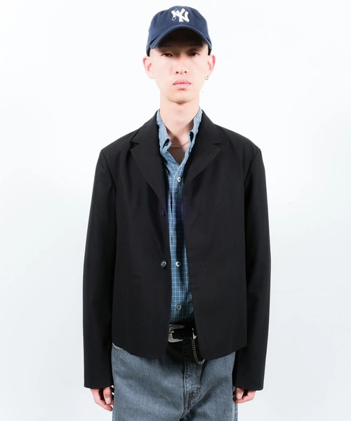 Jieda（ジエダ）の「【Jieda/ジエダ】COMPACT TAILORED JACKET（テーラードジャケット・メンズ・グレー/ブラック・1/2）」の14枚目の写真