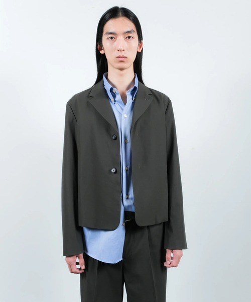 Jieda（ジエダ）の「【Jieda/ジエダ】COMPACT TAILORED JACKET（テーラードジャケット・メンズ・グレー/ブラック・1/2）」の19枚目の写真