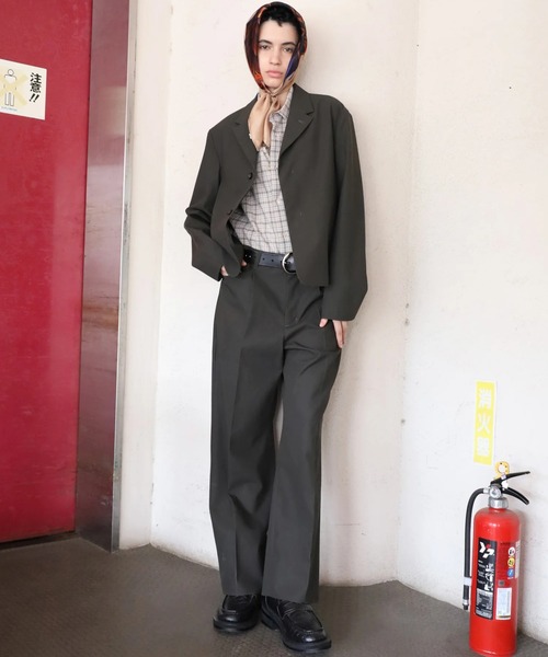 Jieda（ジエダ）の「【Jieda/ジエダ】COMPACT TAILORED JACKET（テーラードジャケット・メンズ・グレー/ブラック・1/2）」の22枚目の写真