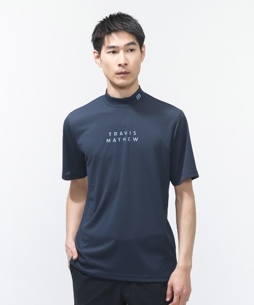 トラヴィスマシュー 半袖シャツ ジャガードモックネックセーター トラヴィスマシュー（Travis Mathew）（メンズ）ゴルフウェア 半袖