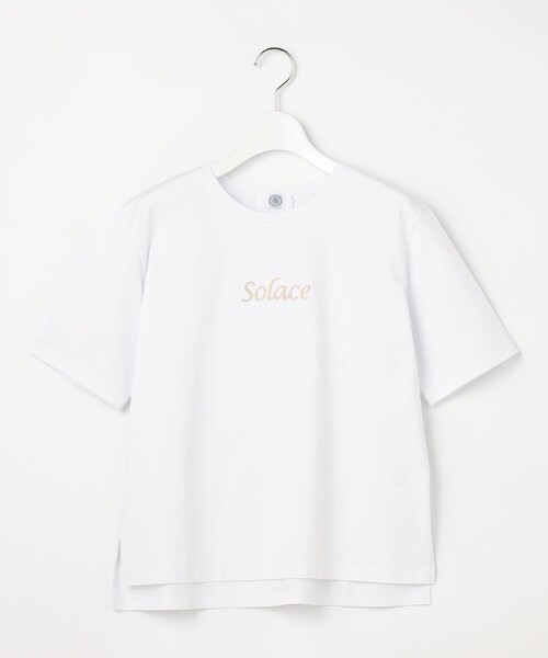 J.PRESS Ladies(J.プレス レディス)の「刺繍ロゴ Tシャツ(Tシャツ/カットソー・レディース・ベージュ系/ホワイト系/サックスブルー系/ダークブラウン系/レッド系・SMALL)」の20枚目の写真